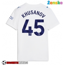 Ženske Nogometnih dresov Manchester City Abdukodir Khusanov #45 Tretji 2026-27 Kratki rokavi